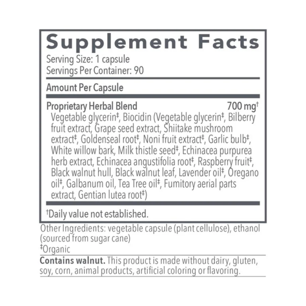 Biocidin® Capsules - Potent Broad Spectrum, 90 Capsules - Image 3